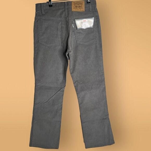 Vintage 80's Levi's 517 Corduroy Boot Cut Pants Men's Sz 32x30 NOS